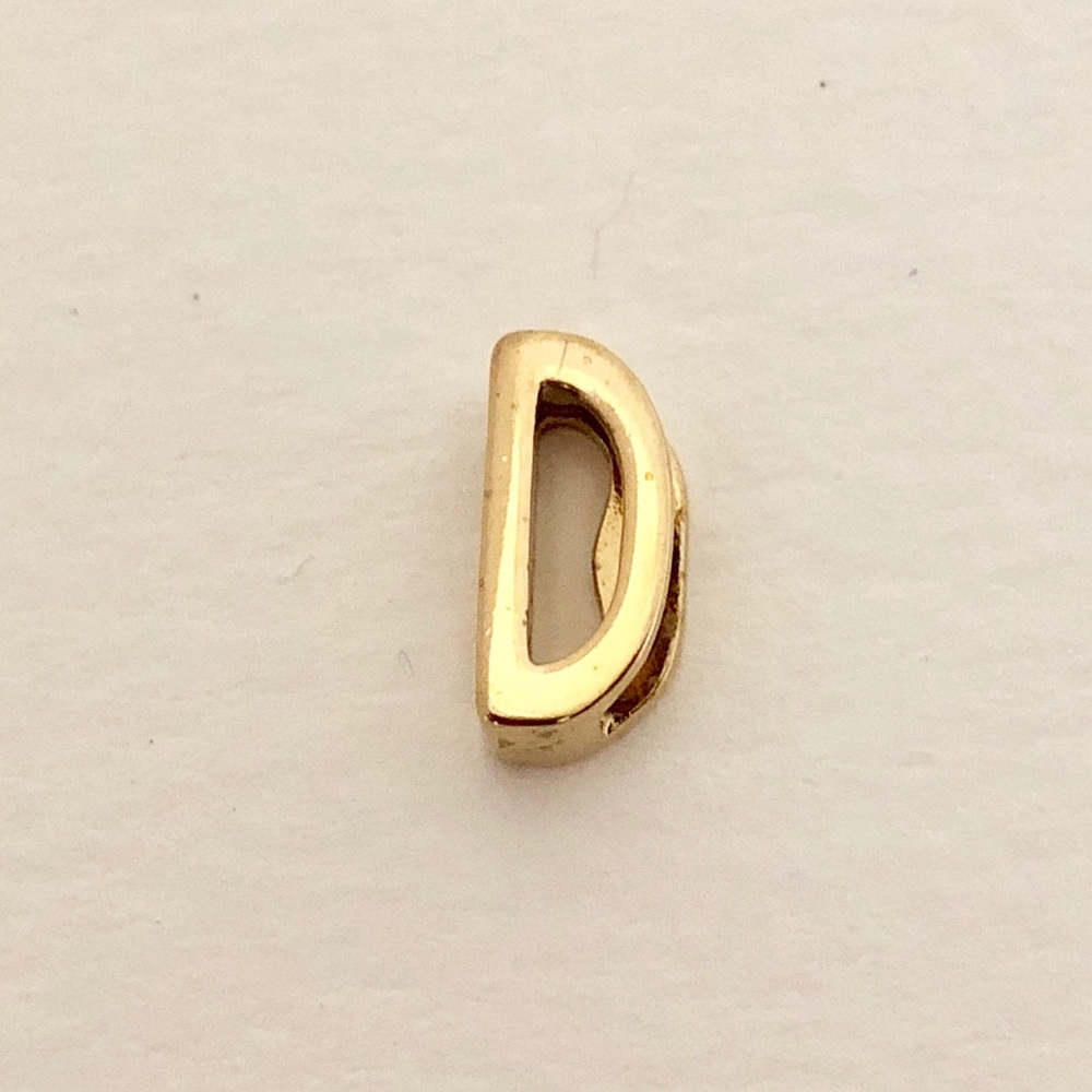 KEEP Collective Letter Charm - D